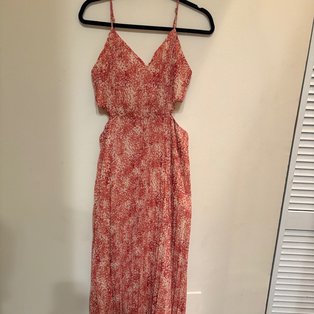 Pink Floor Length Dress